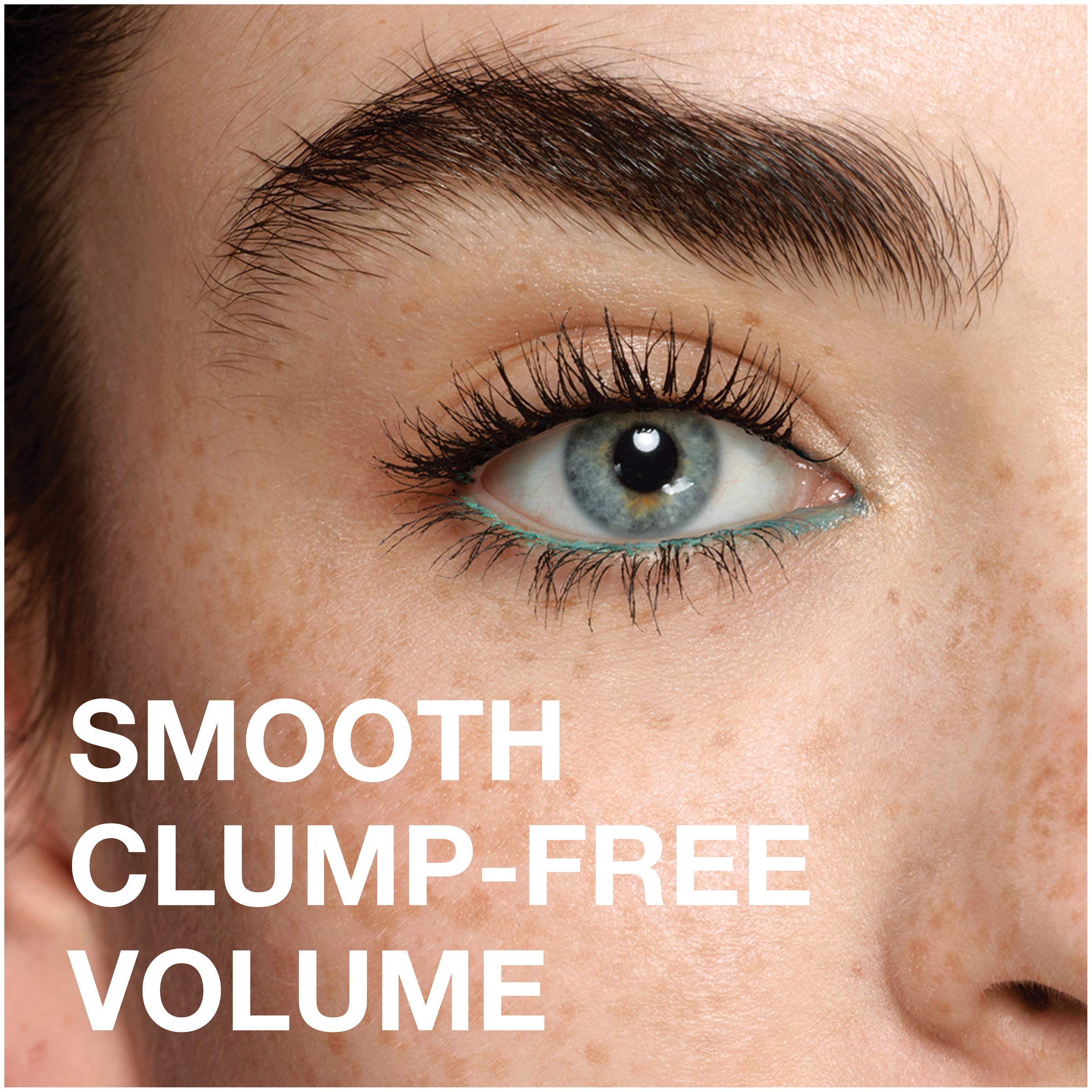 Maybelline Snapscara waterproof formula offers sweat and heat resistance for durable lash definition.