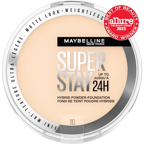 Maybelline Super Stay hybrid foundation swatch on skin demonstrating seamless blend.