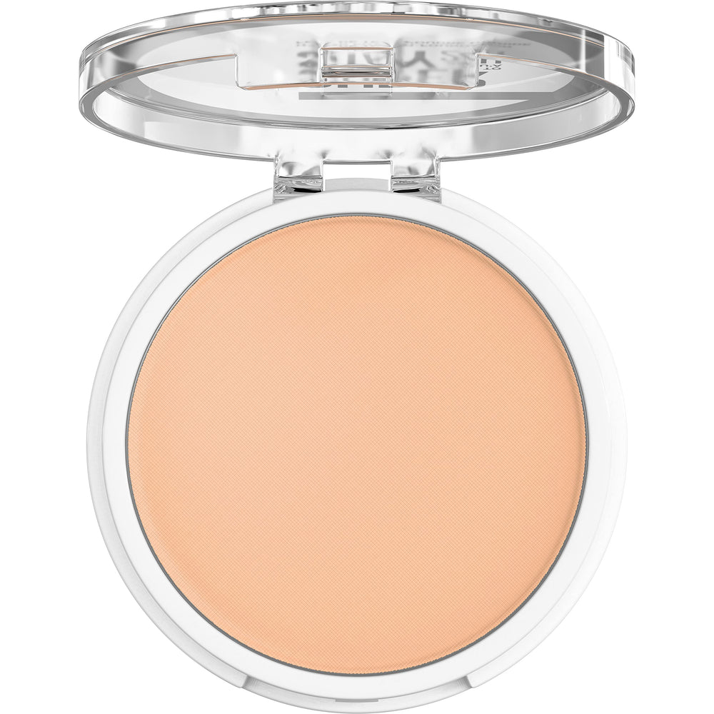 Maybelline Super Stay Hybrid Foundation closeup texture displays soft matte finish.
