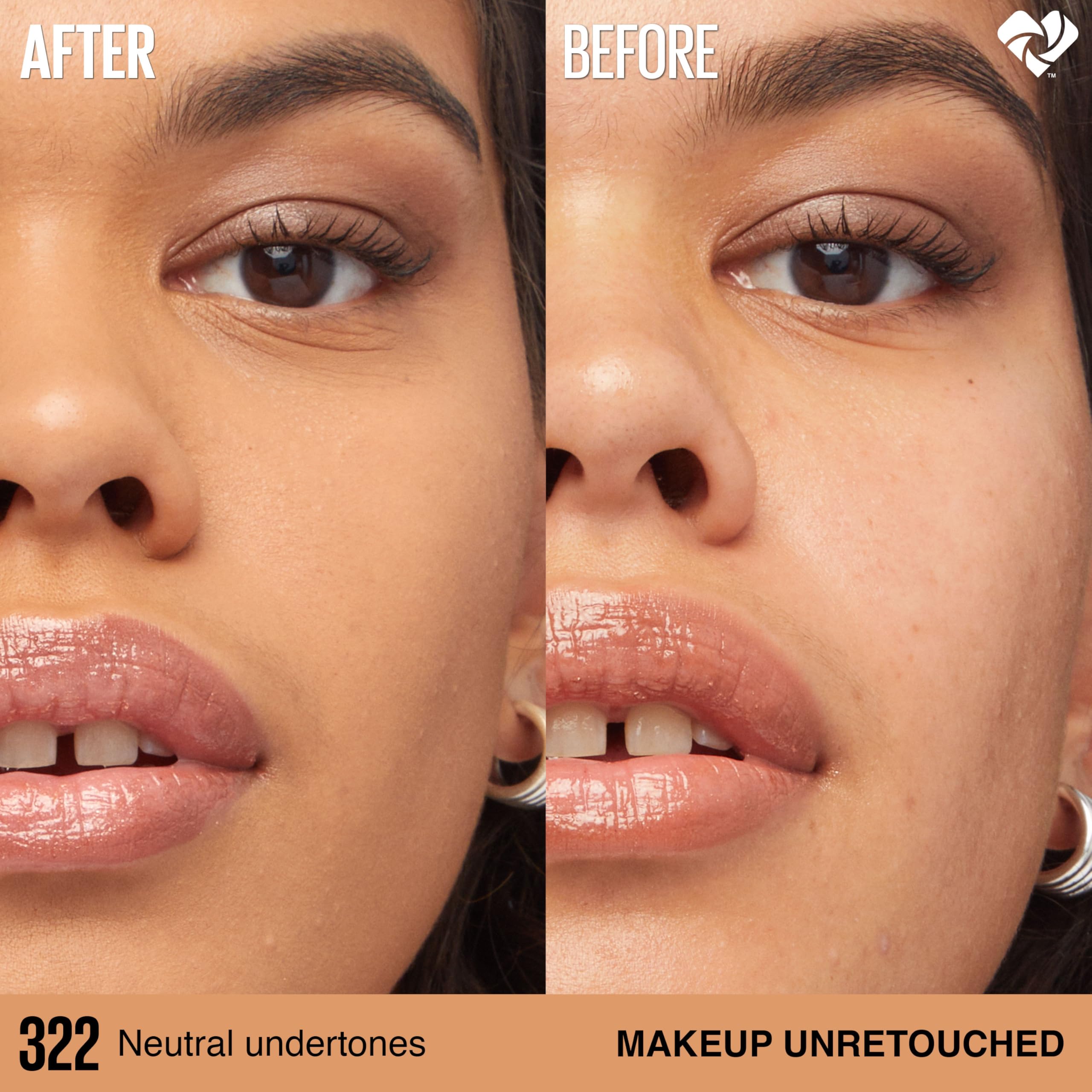 Maybelline Lumi-Matte Foundation on skin during a workout shows transfer resistance.