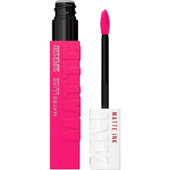 Maybelline Super Stay Matte Ink arrow applicator close-up for precise lip lining and color.