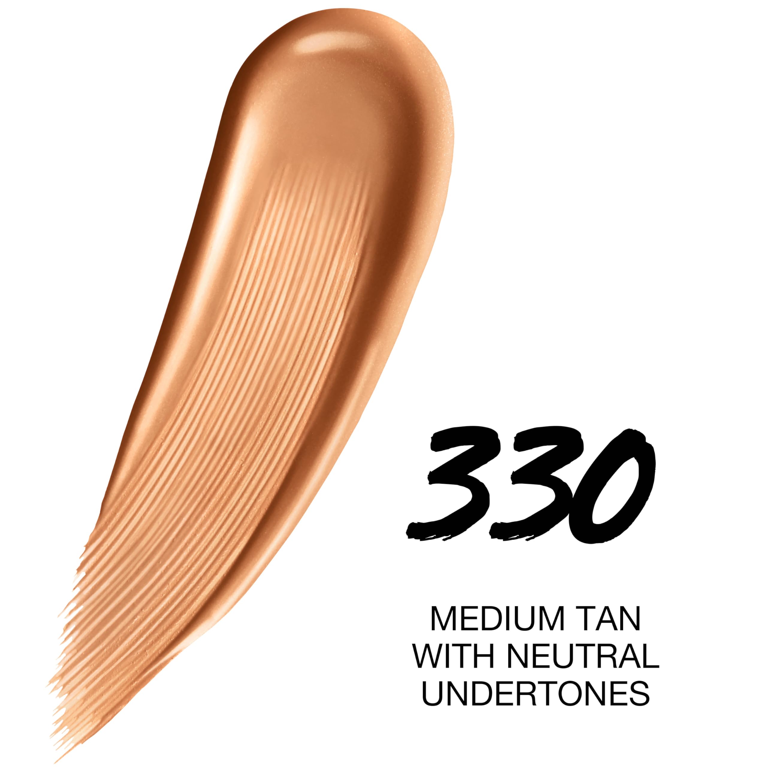 Maybelline Super Stay Skin Tint application close-up shows a lightweight texture for sensitive skin.