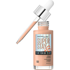 Maybelline Super Stay Skin Tint bottle pour for easy, long-wearing application.