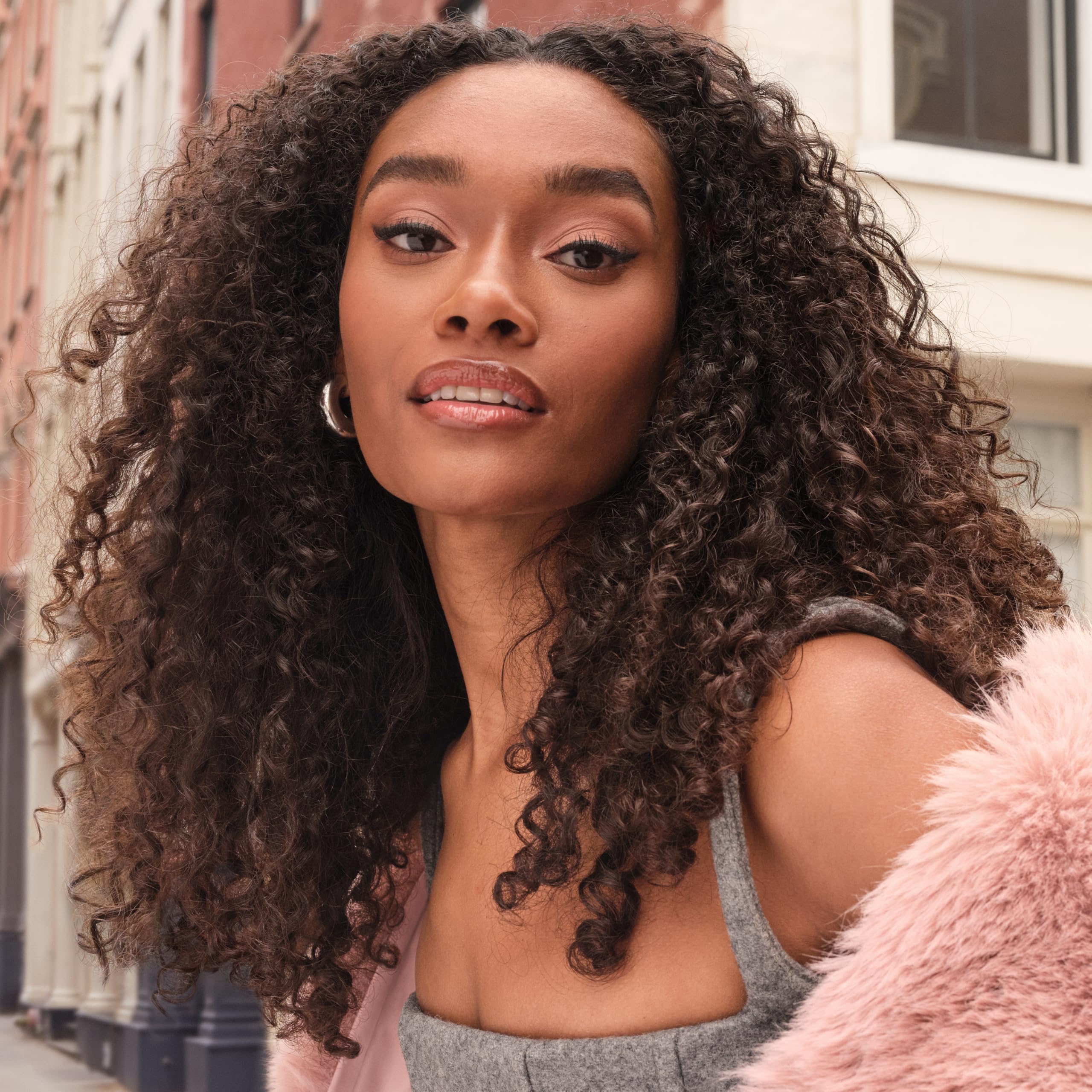 Maybelline Superfluff six-shades display showing natural color options.