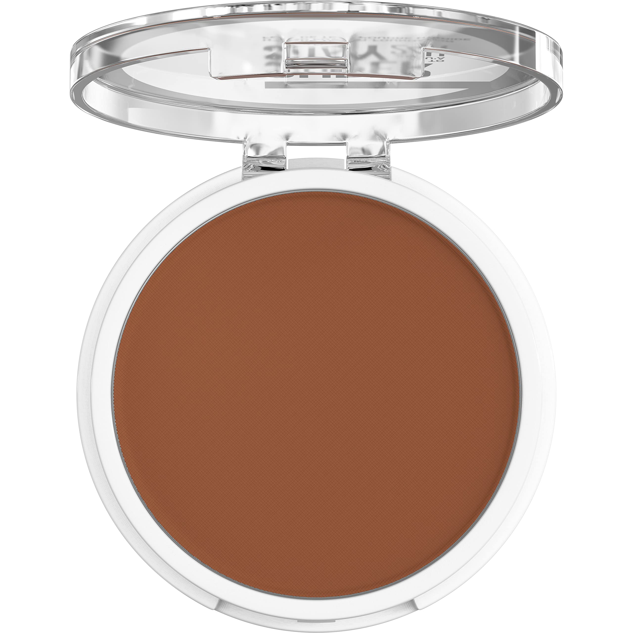 Maybelline Super Stay Hybrid Powder coverage-swirl demonstrates seamless blending and medium-to-full result.