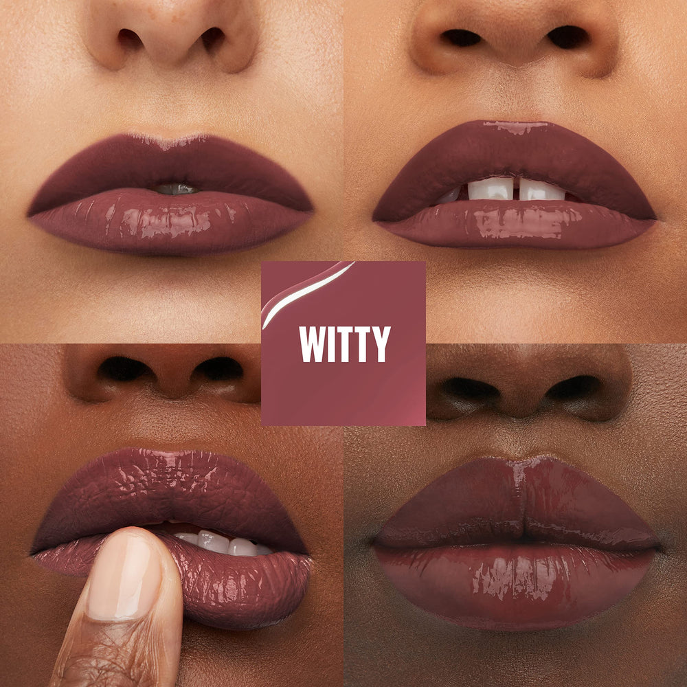 Maybelline Super Stay Vinyl Ink 16-hour wear swatch demonstrates durability throughout the day.