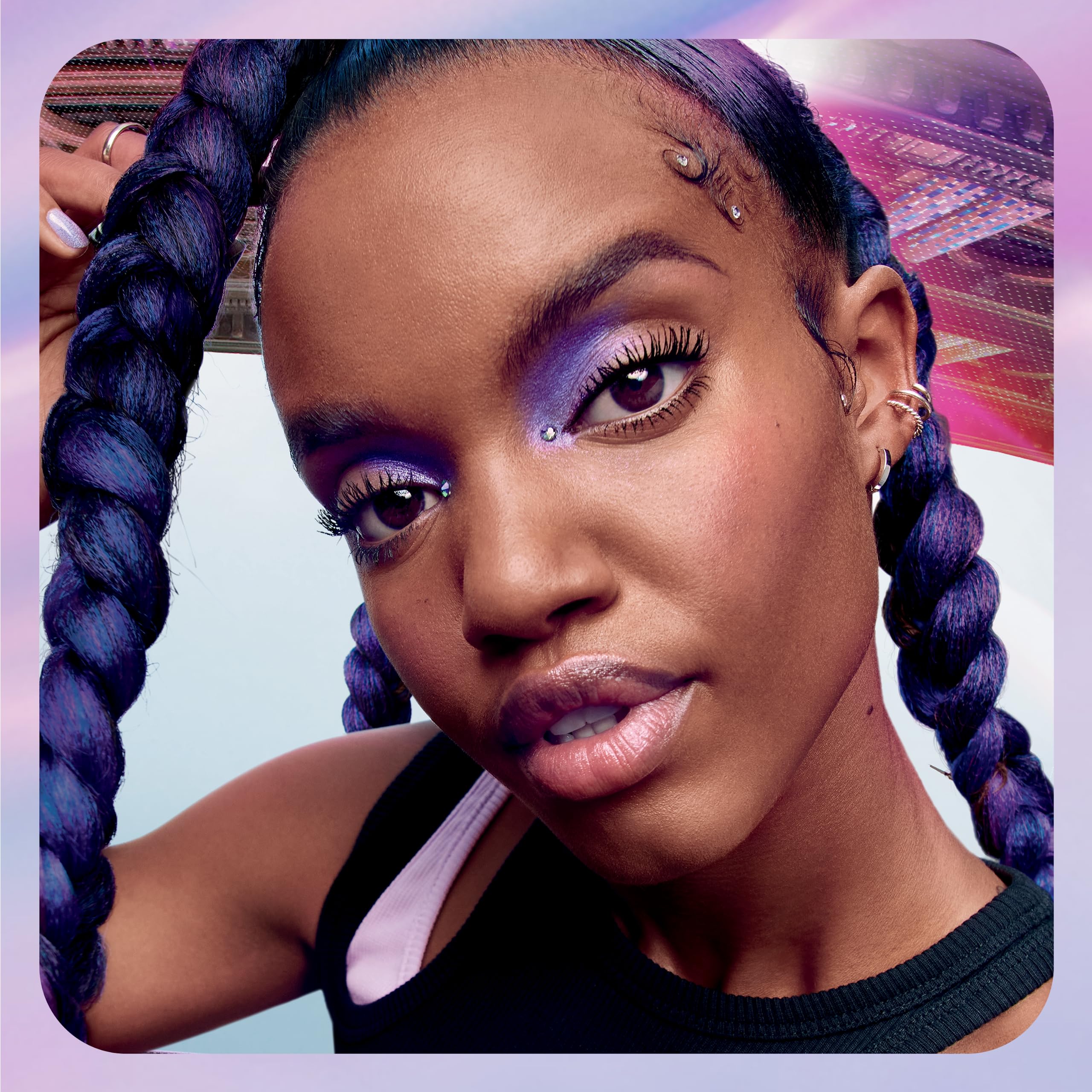 Maybelline Surreal Extensions Waterproof Mascara packaging close-up for sensitive eyes compatibility