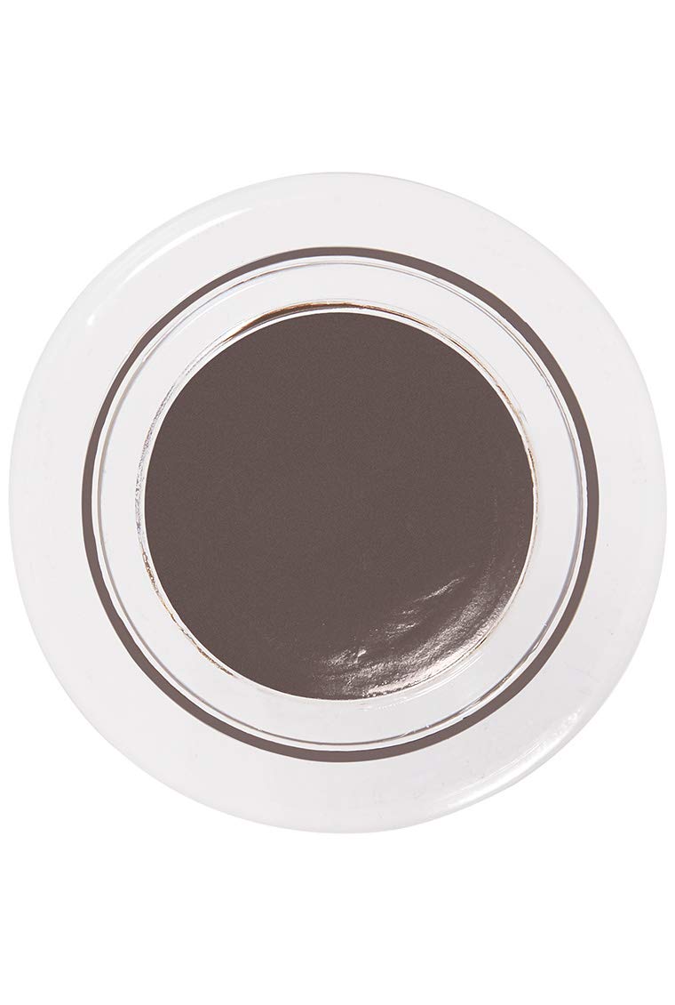 Maybelline TattooStudio Brow Pomade ash brown closeup highlights matte finish.