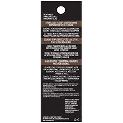 Maybelline TattooStudio Brow Pomade ash brown swatches show rich, even color payoff.