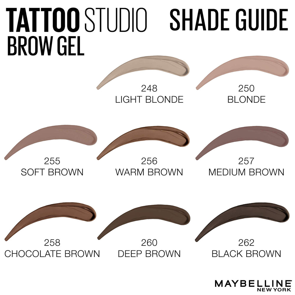 Maybelline TattooStudio longwear formula stays through workouts and errands.