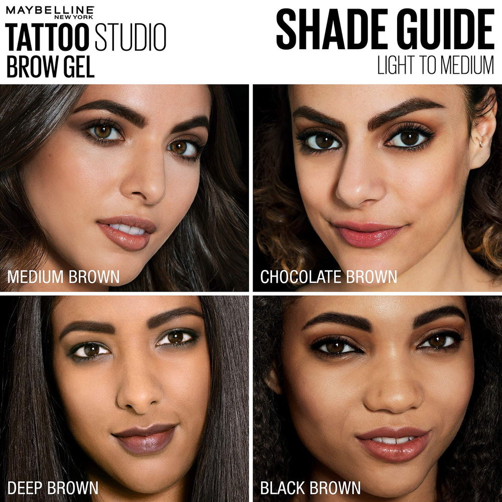 Maybelline TattooStudio smudge-proof finish stays put during daily activities.