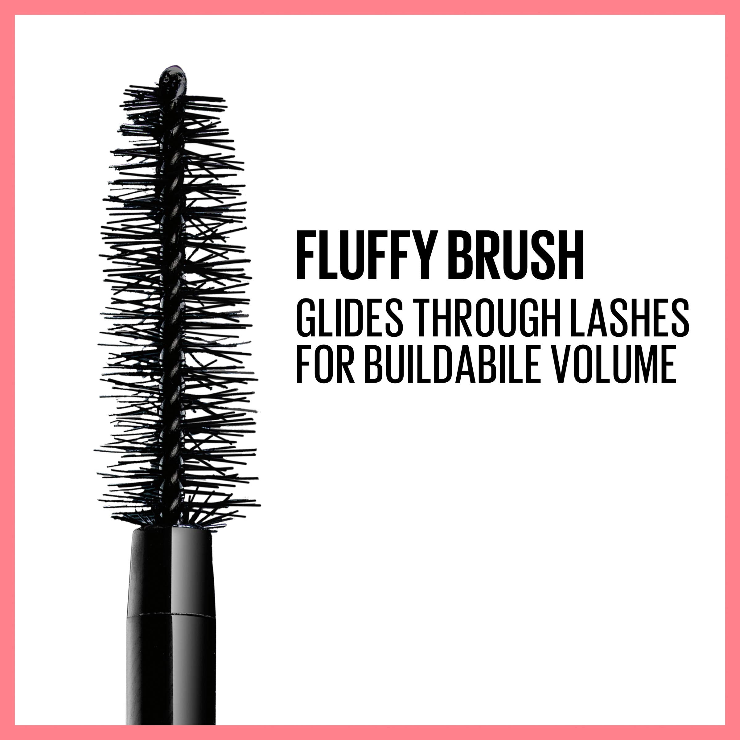Maybelline Total Temptation mascara lashes after first coat show separation