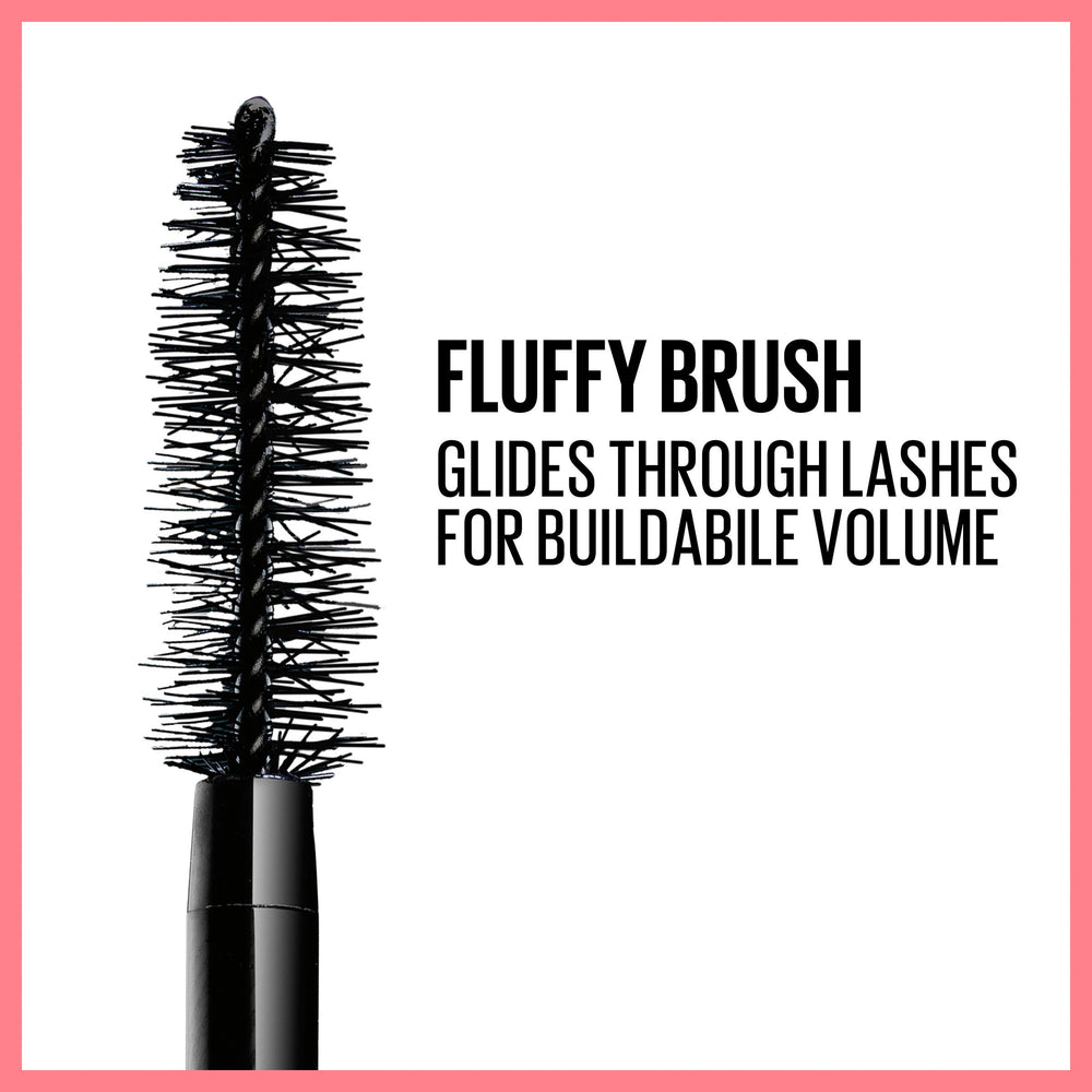 Maybelline Total Temptation mascara lashes after first coat show separation
