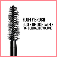 Maybelline Total Temptation mascara lashes after first coat show separation
