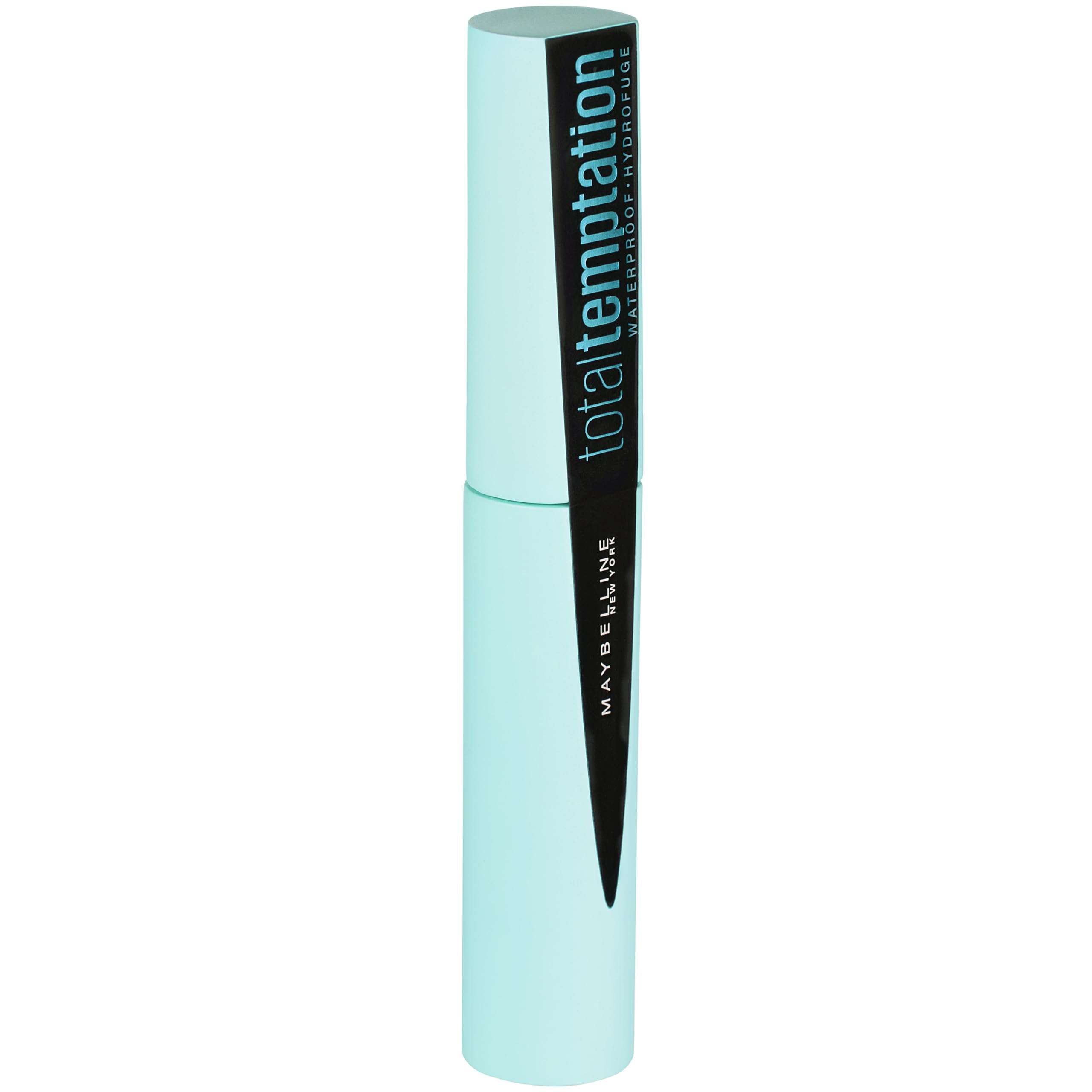 Maybelline Total Temptation lashes after application show bold volume and length.