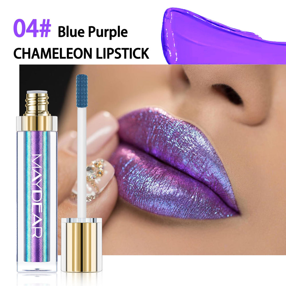 Maydear Chameleon lipgloss swatches reveal creamy, versatile color for lips and eyes