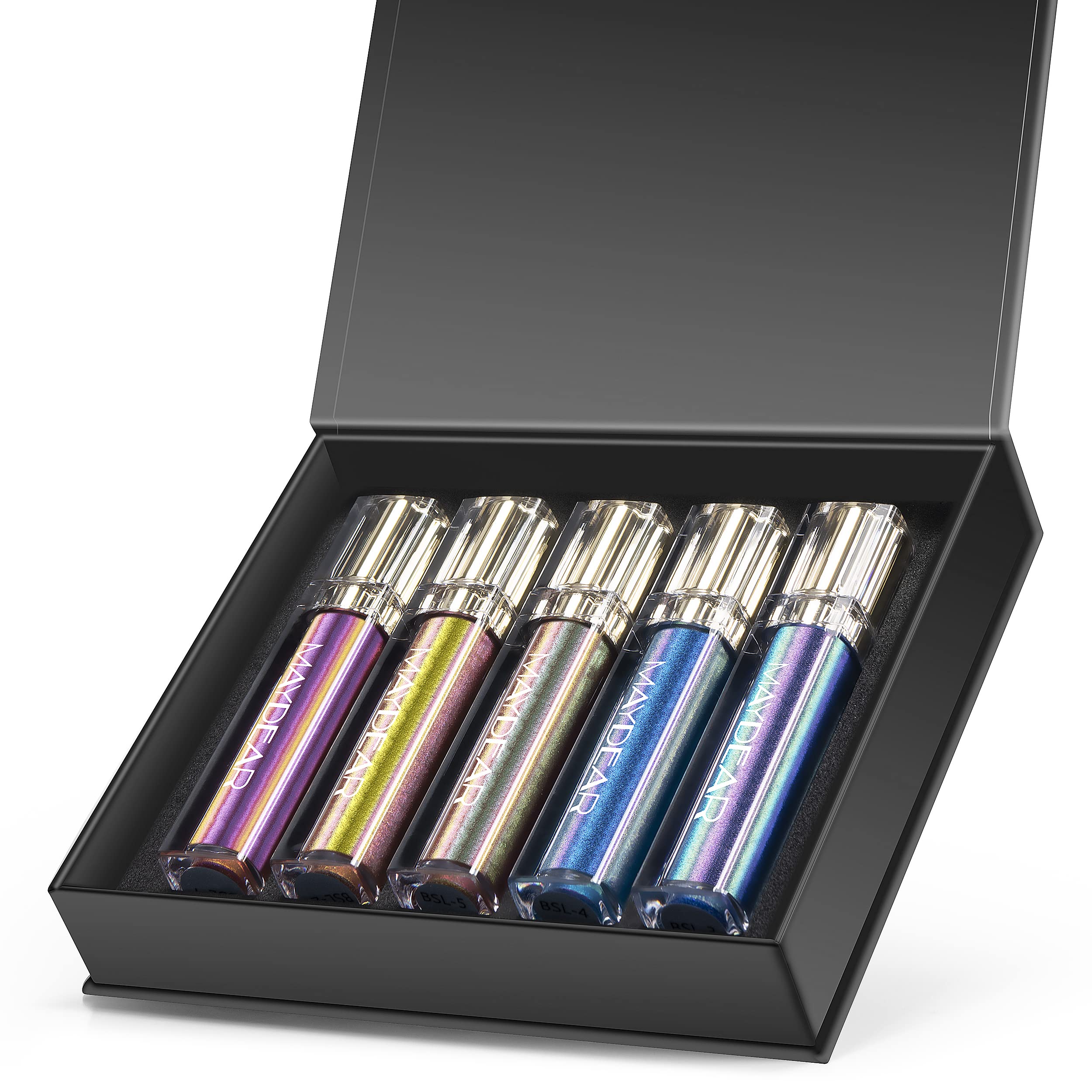 Maydear Chameleon packaging and sleek tube design for on-the-go touch-ups.