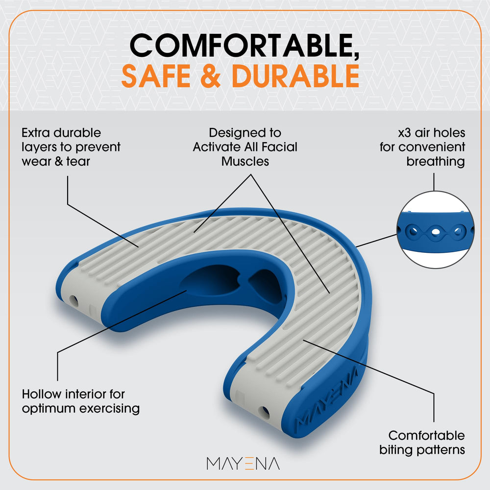 Mayena Sports extended teeth guards for safety during jaw workouts