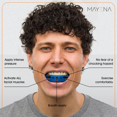 Mayena Sports hard-shell silicone body emphasizes durability and teeth protection