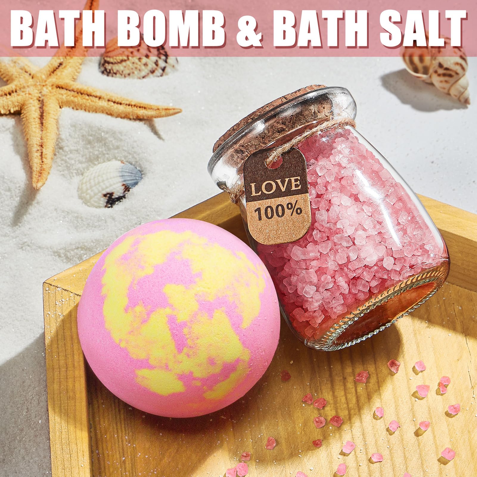 MAYICIVO bath bomb adds fizz for a pampering, spa-like soak
