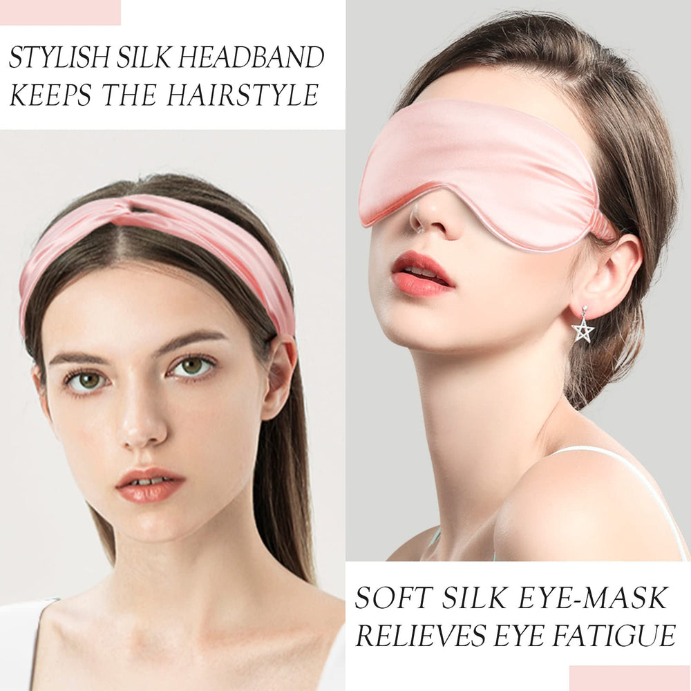 MAYICIVO silk eye mask provides soft comfort during rest and relaxation