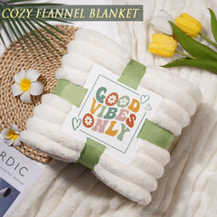 MAYICIVO throw-blanket image emphasizes warmth and comfort during self-care moments.