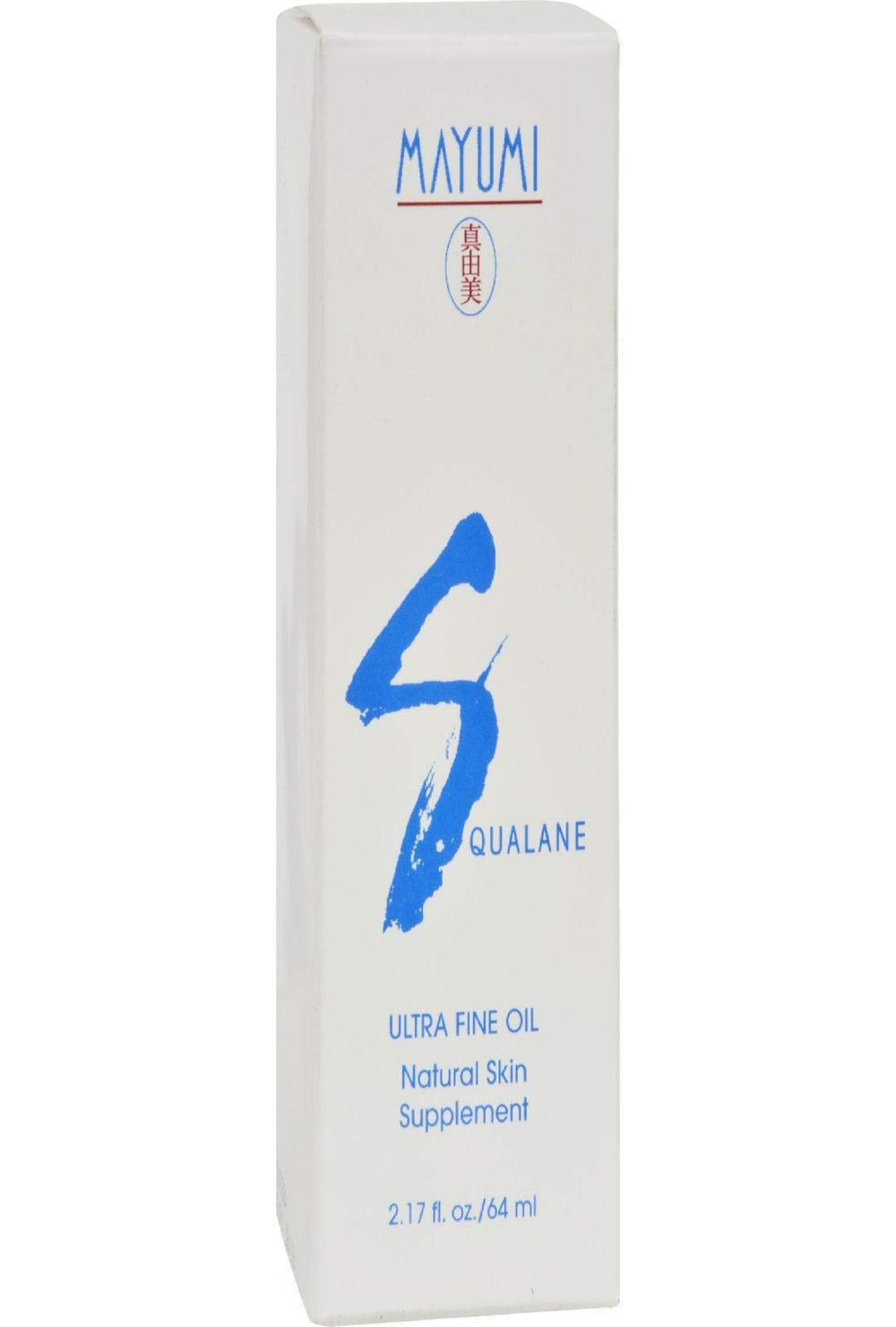 Mayumi Squalane Skin Oil bottle with pump demonstrates lightweight hydration and barrier support.