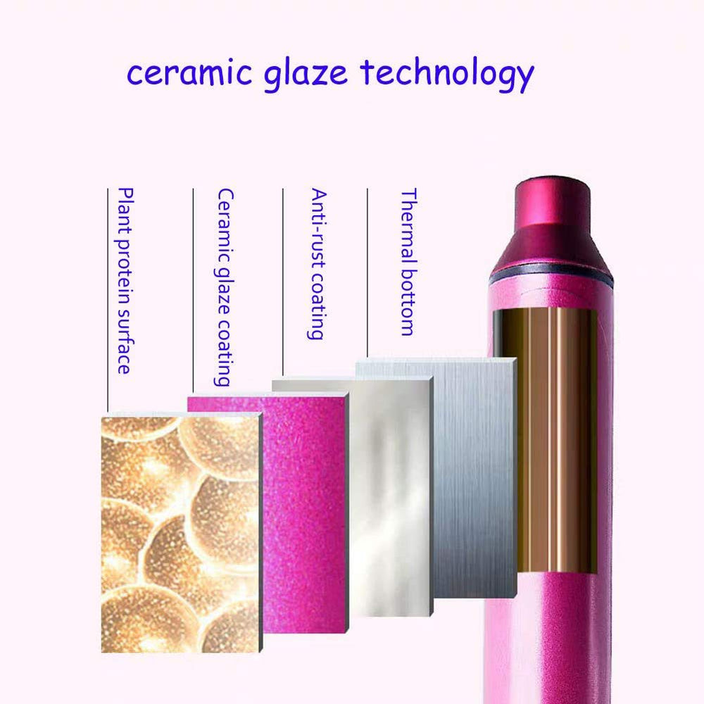 MBHAIR curling wand with temperature dial adjustable from 80°C to 230°C