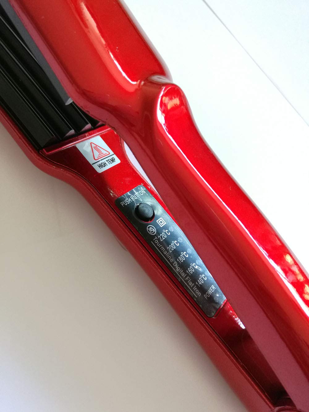 MBHAIR ceramic crimper iron frizz-control hair with textured finish