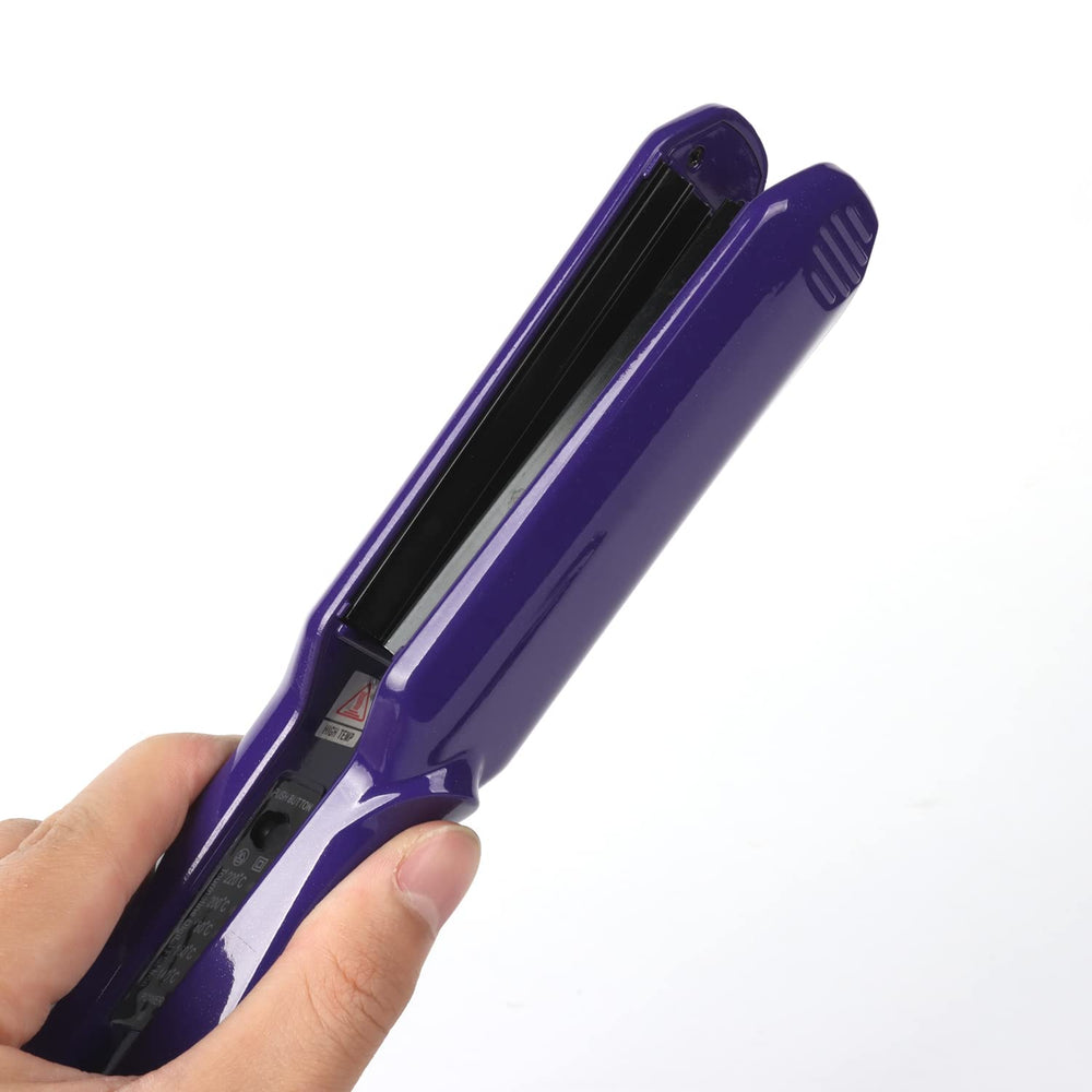 MBHAIR ceramic crimper iron purple packaging highlights premium finish