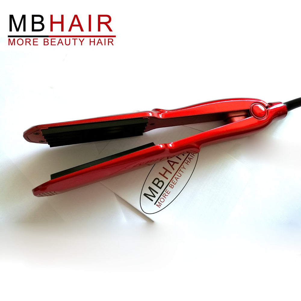 MBHAIR ceramic crimper iron anti-static design for smoother results