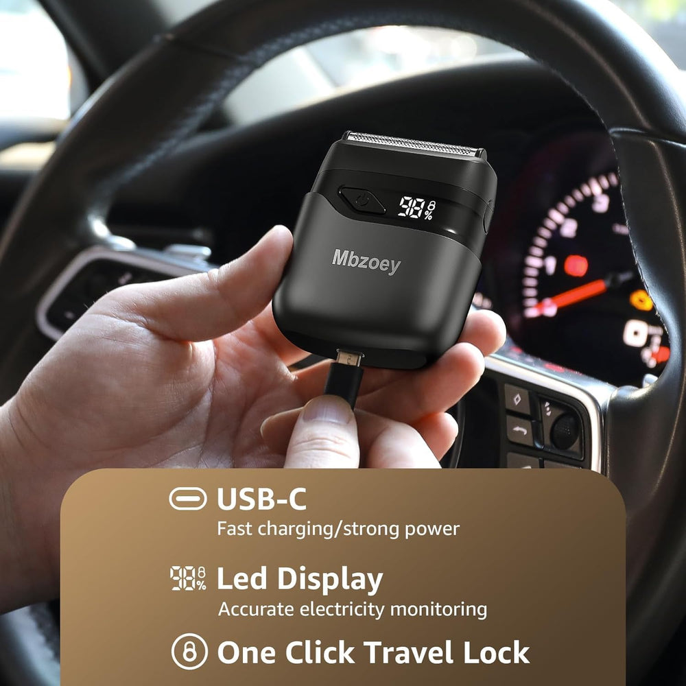 Mbzoey razor travel lock and magnetic cap for secure travel