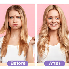 MC MAGIC CURLER spiral rollers extended to 22 inches for long-hair curling.