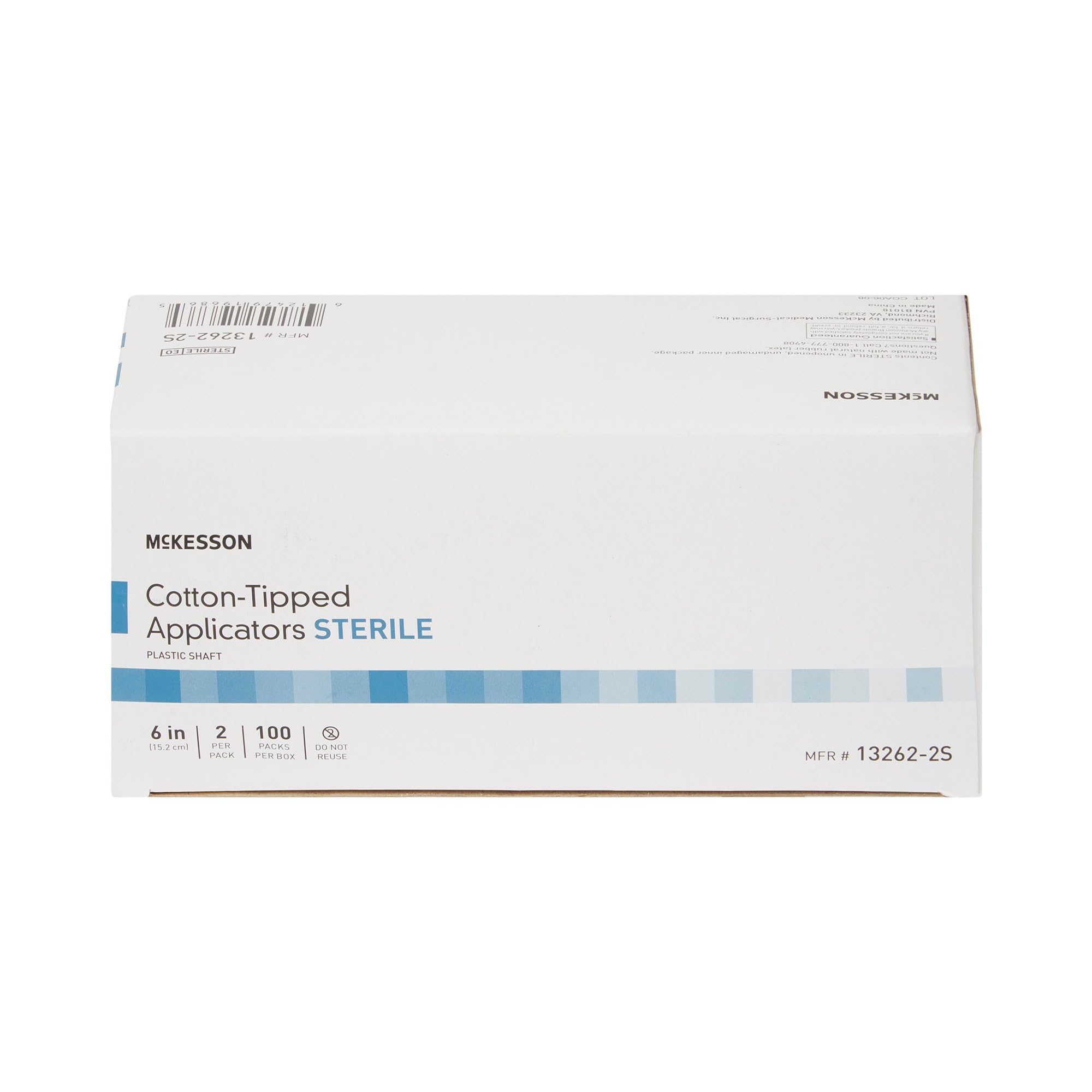 McKesson empaquetado individualmente para higiene y almacenamiento.