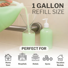 McKesson cucumber melon scent bottle indicating refreshing aroma for daily cleansing