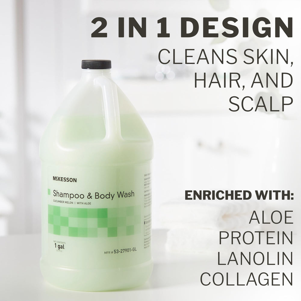 McKesson gentle formula designed to be easy on sensitive skin and eyes