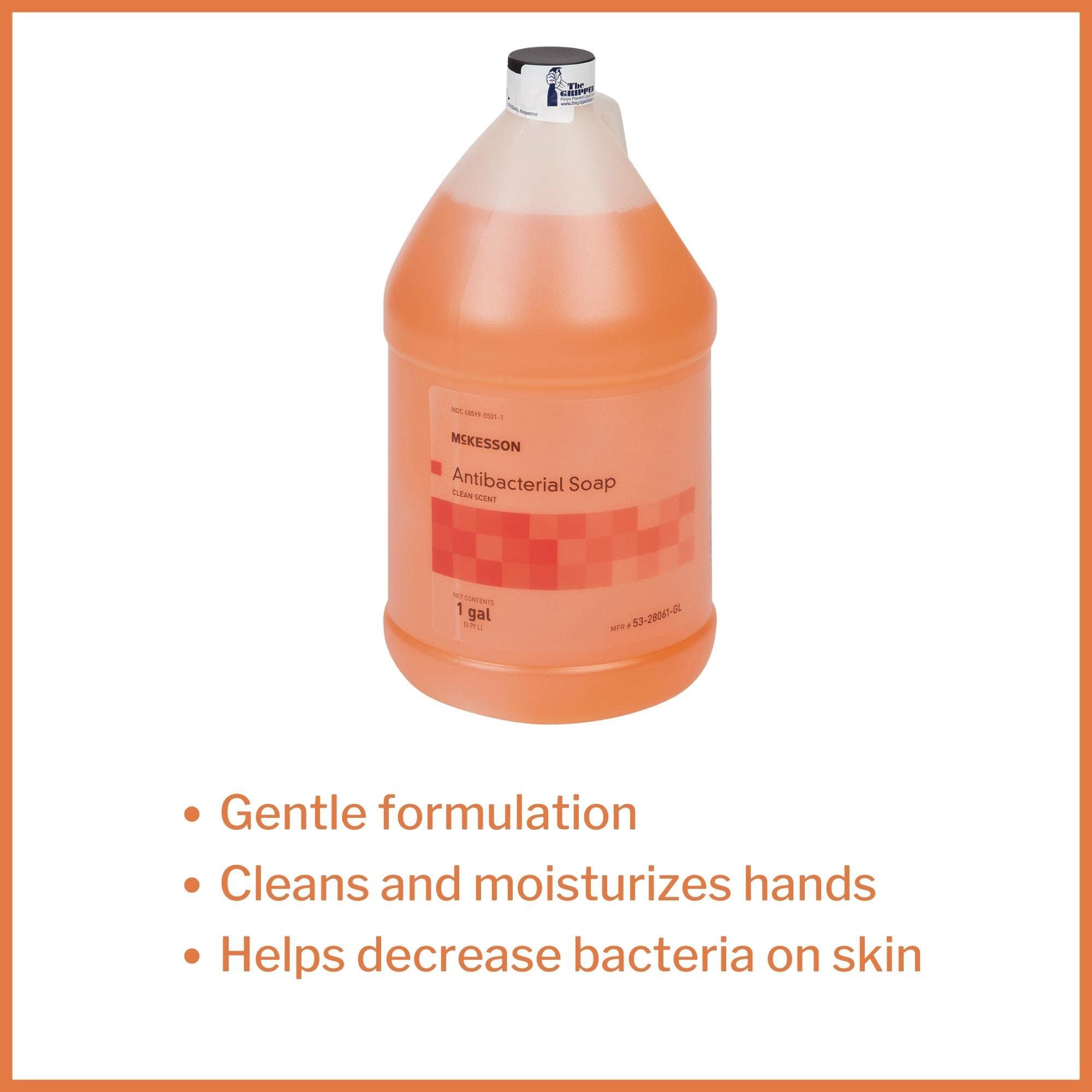 McKesson hand soap dense lather demonstrates thorough cleansing during handwashing