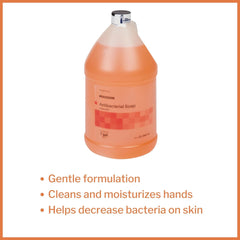 McKesson hand soap dense lather demonstrates thorough cleansing during handwashing
