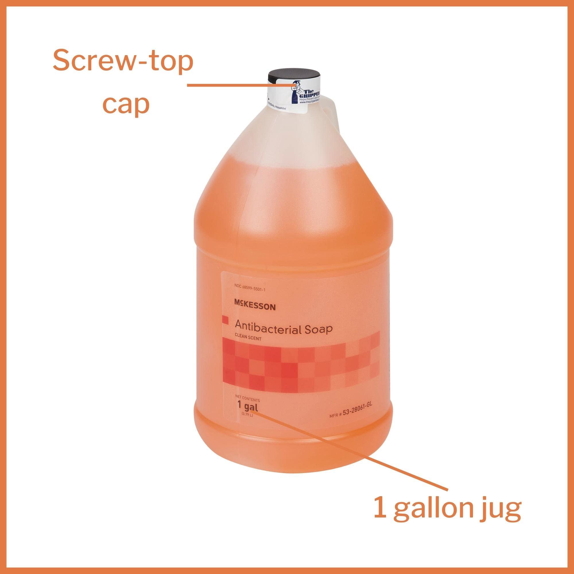 McKesson hand soap light orange color emphasizes subtle, refreshing appearance