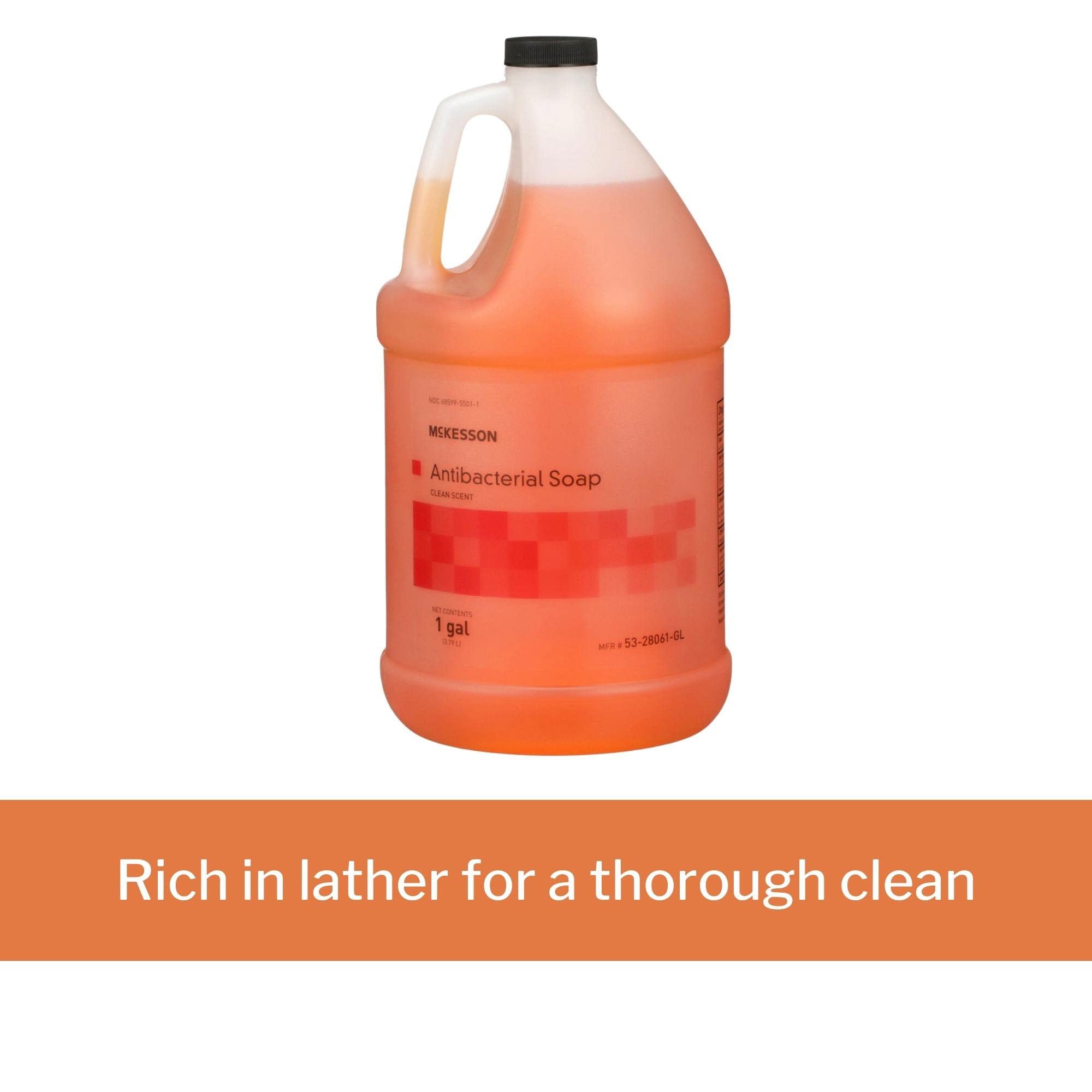 McKesson pH-balanced hand soap showcases gentle cleansing suitable for frequent use