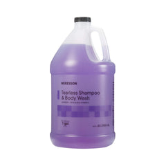 McKesson shampoo lavender bottle with tearless formula for gentle daily cleansing.