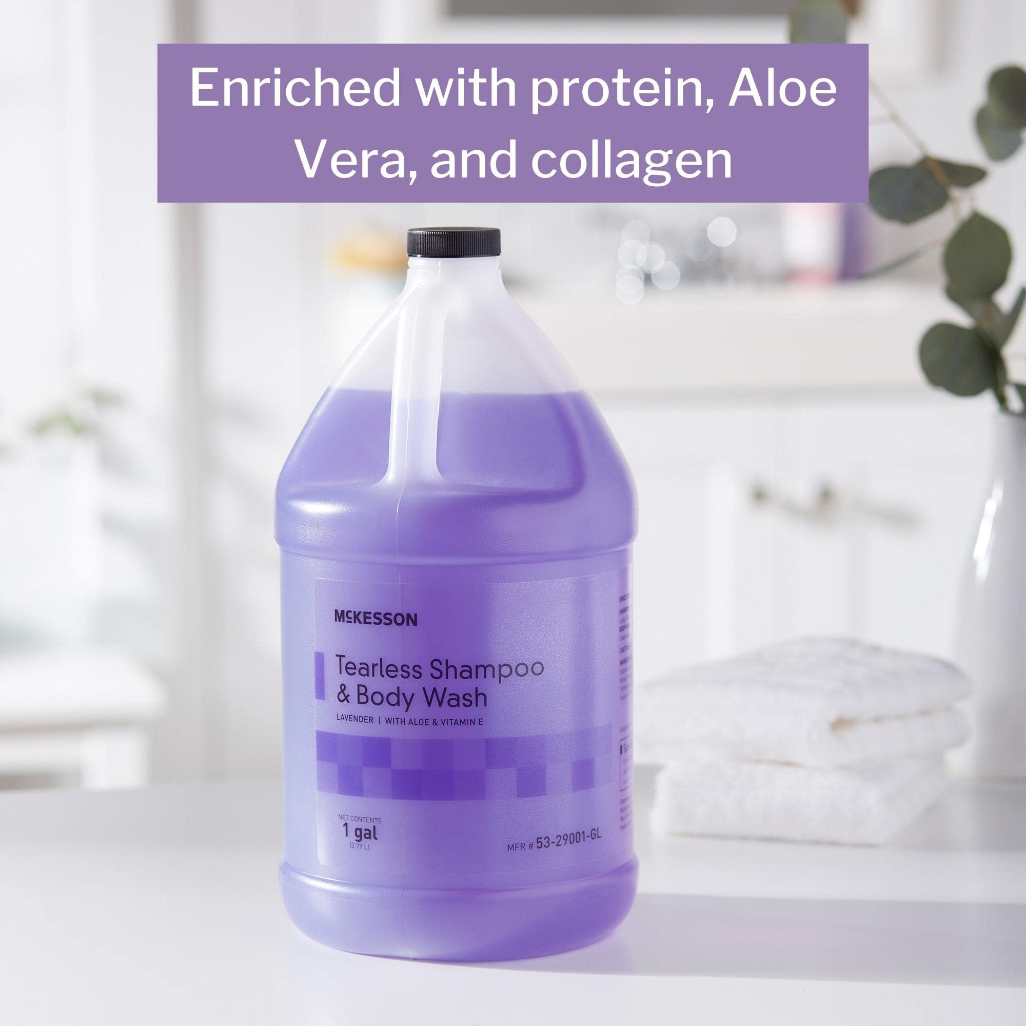 McKesson vitamin E aloe ingredients visual showing nourishing skin care benefits.