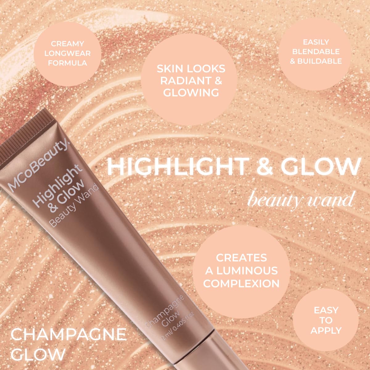 MCoBeauty Day-to-night makeup use showing versatile glow application.