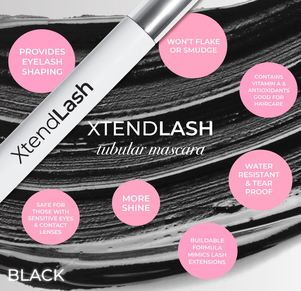 MCoBeauty Xtendlash tubing mascara buildable color without clumps.