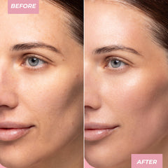MCoBeauty Flawless Glow applied on skin reveals buildable radiance