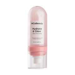 mcobeauty hydrate glow mist bottle delivers luminous hydration for face and body.