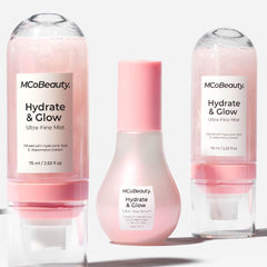 mcobeauty hydrate glow mist watermelon scent evokes refreshing fruity mood.