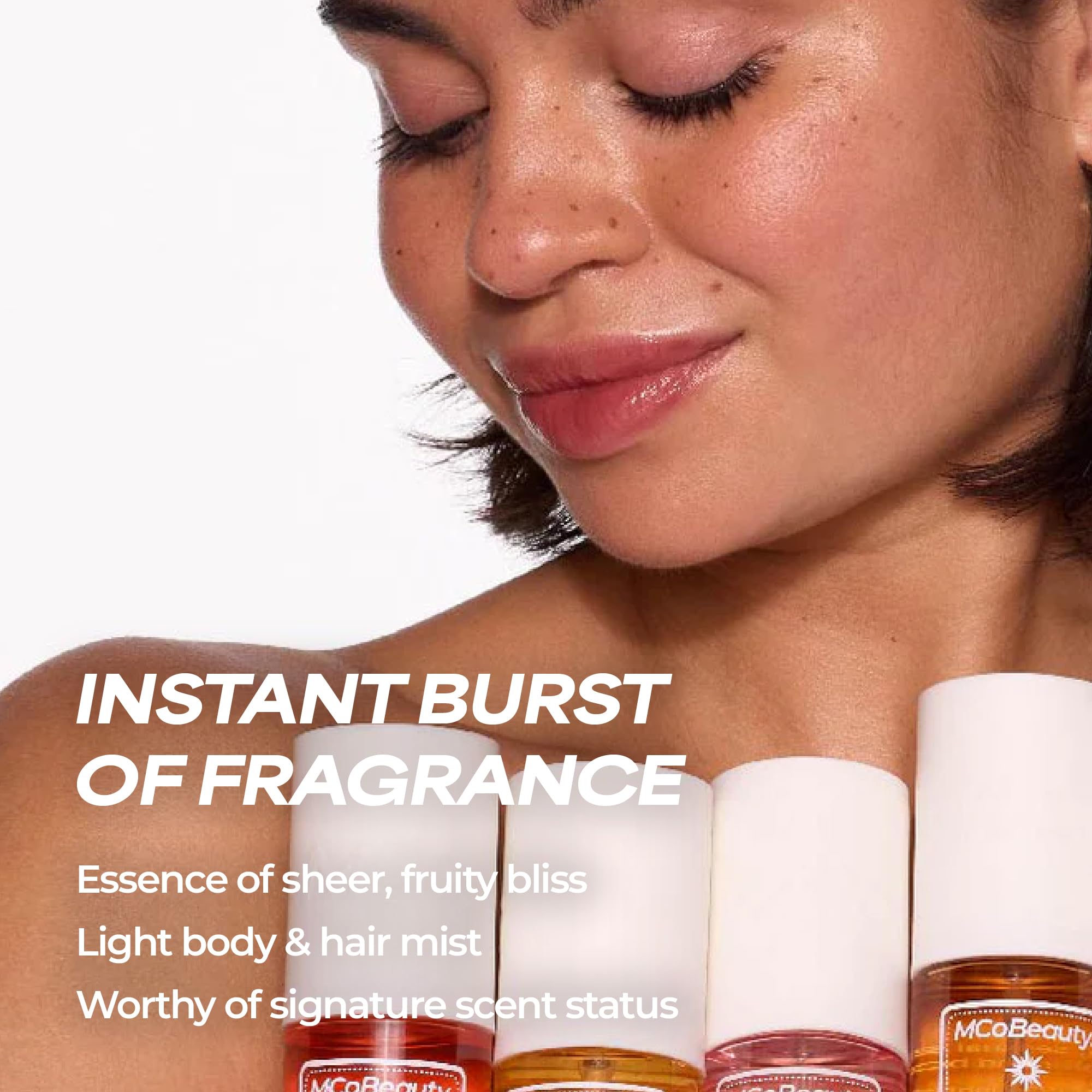 MCoBeauty mini fragrance mist No.3 bottle for bright tropical mood