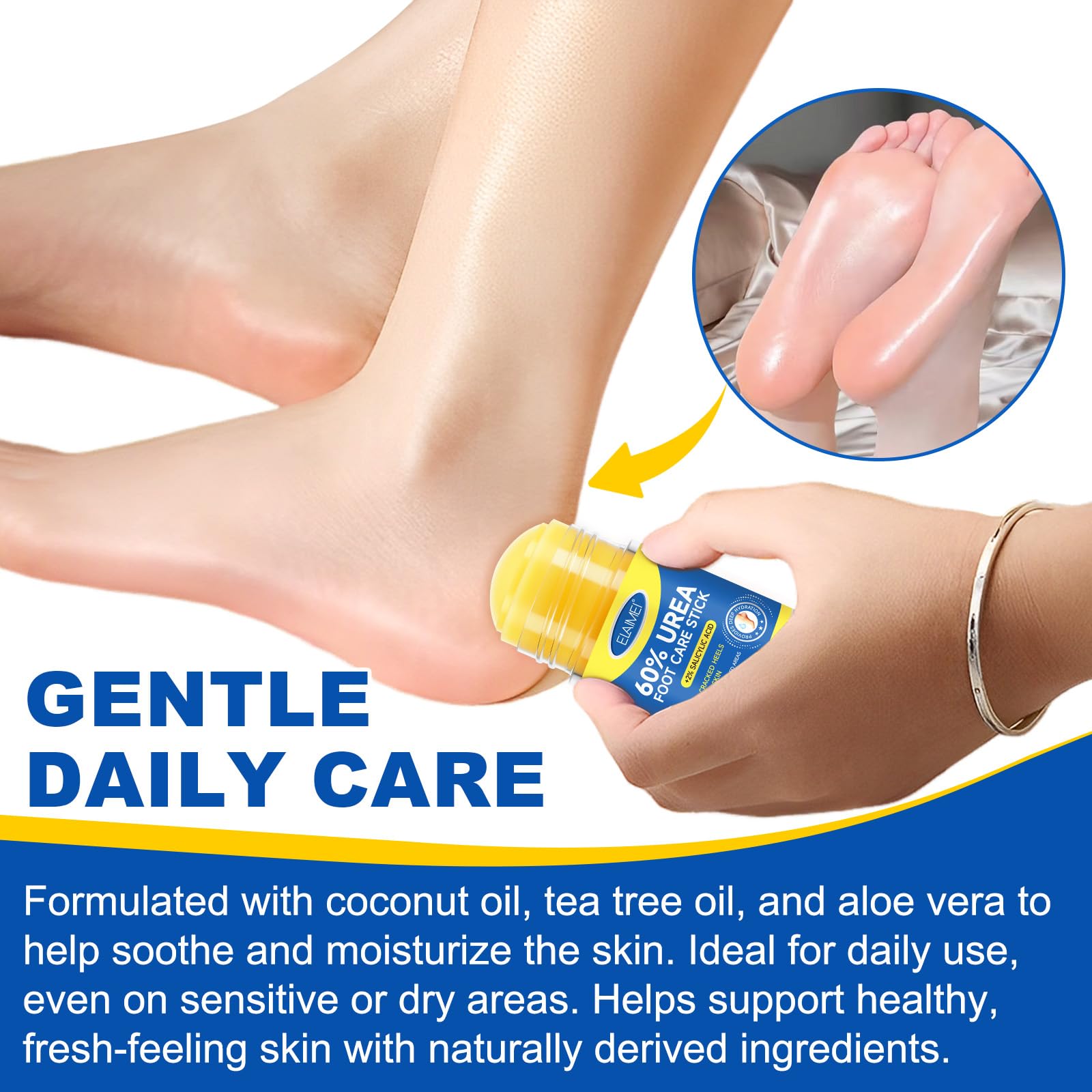 Mcukv Urea Cream Stick demonstrates fast absorption with no grease