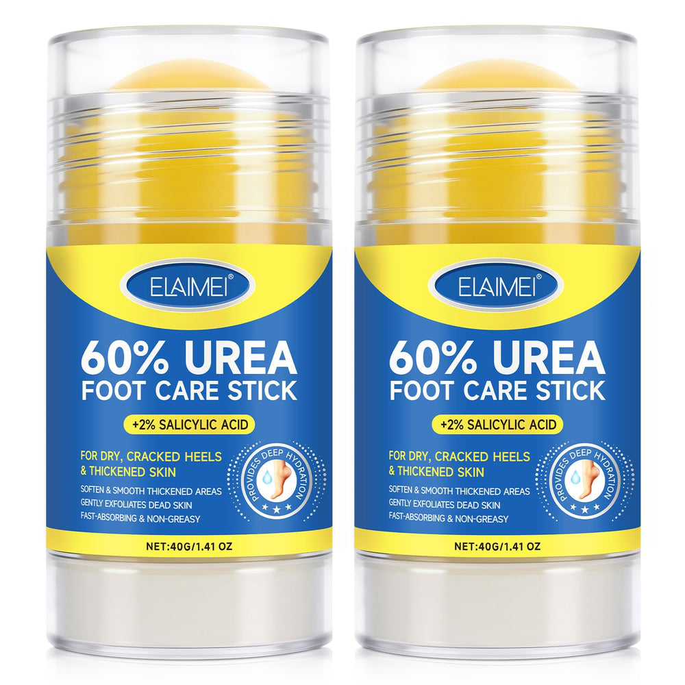 Mcukv Urea Cream Stick in application mode treating dry skin on feet